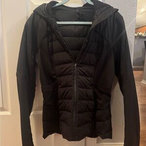 Lululemon Women's Black Down for it All Jacket Size 8
